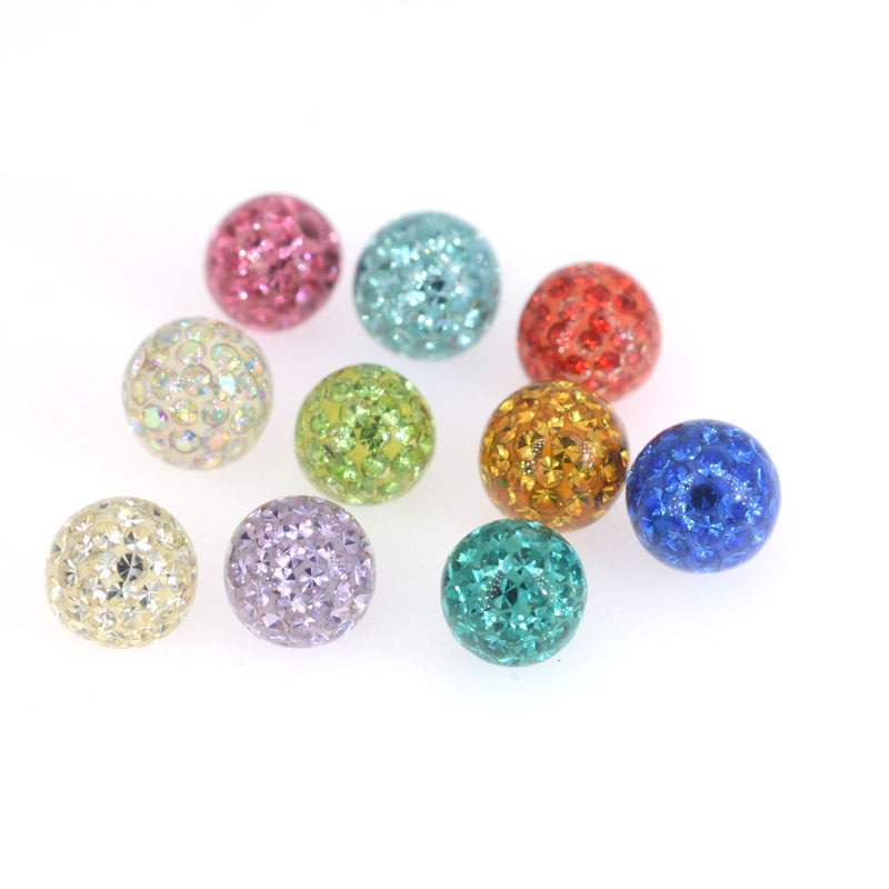 Body Jewelry Replacement Ball - 10Pcs 16g & 14g 3-5mm 혀