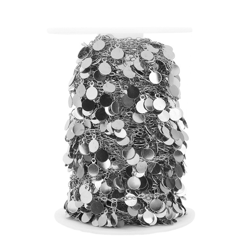 1미터 스테인리스 스틸 6mm 디스크 수제 체인 DIY - Body Jewelry For You 리뷰 및 가격