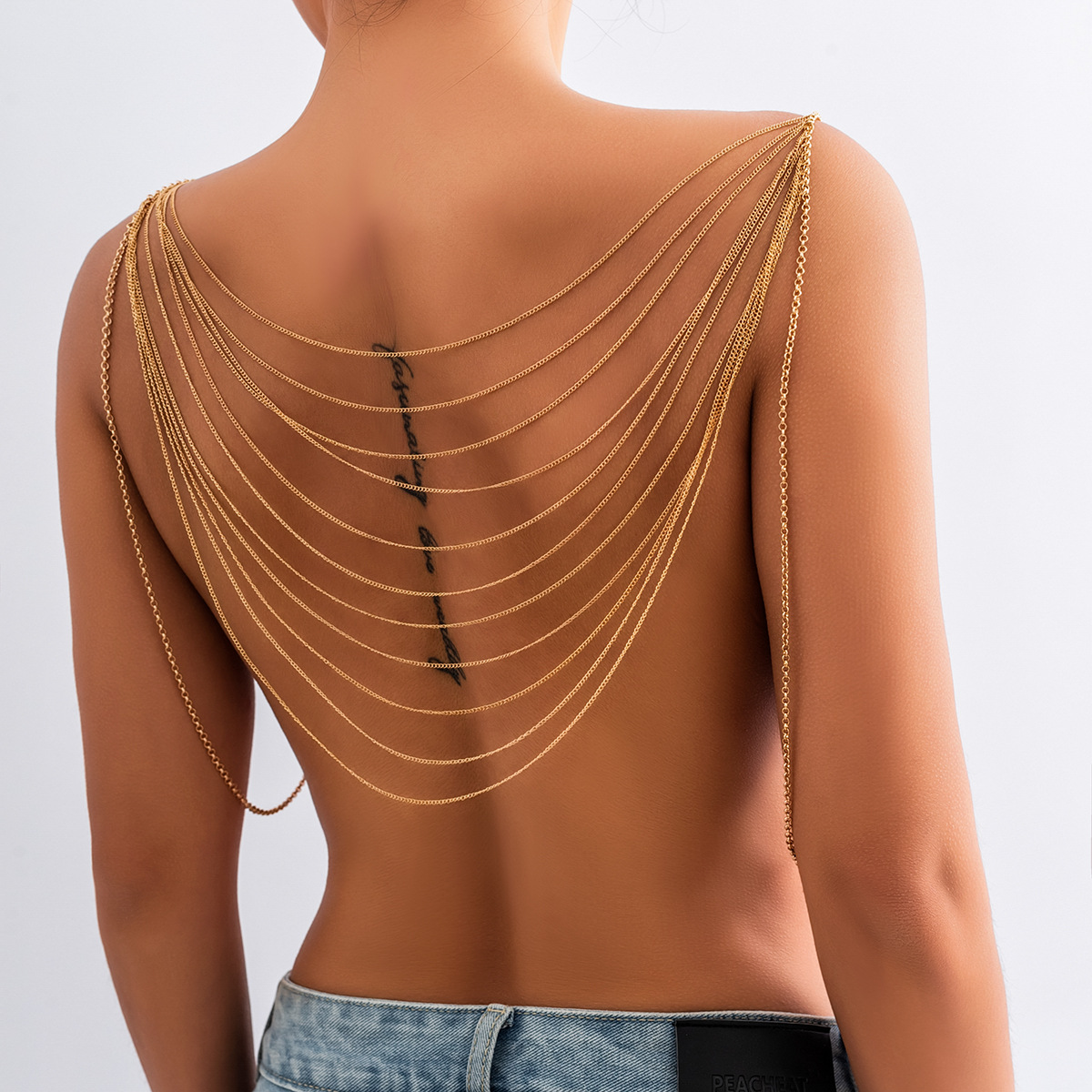 클래식 멀티 레이어 술 바디 체인 여성 2023 크리  - Body Jewelry Retainers 리뷰 및 가격