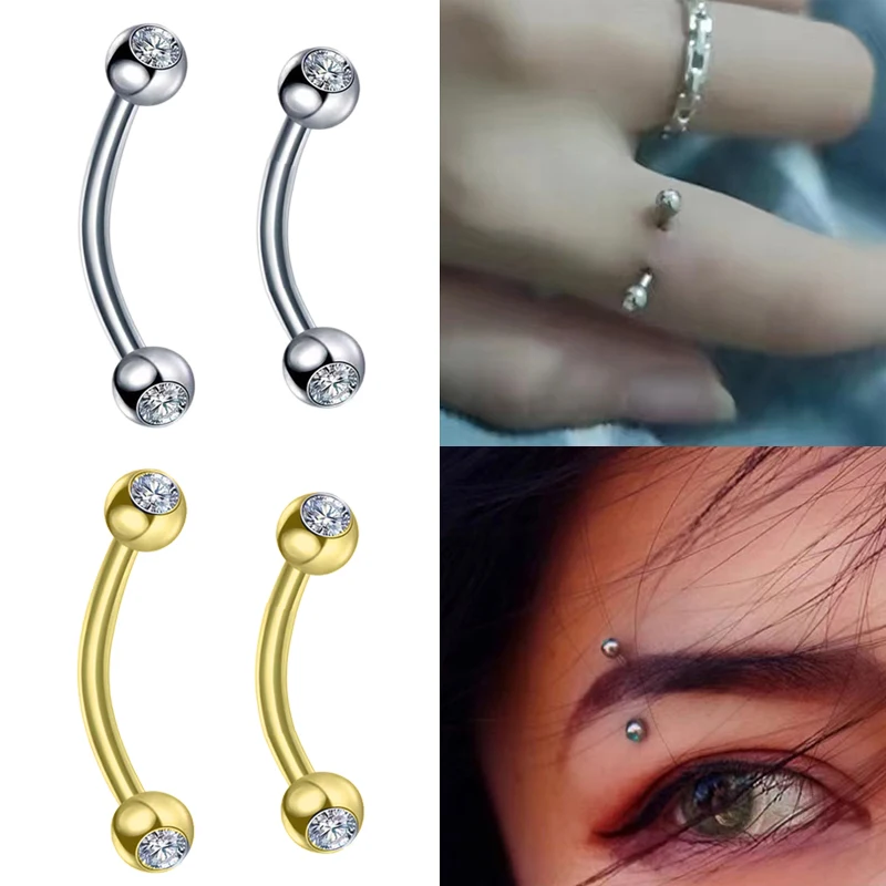 2개 세트, 16G, 다이스 피어싱용, 수술용 스틸 소 - Body Jewelry Surgical Steel 리뷰 및 가격