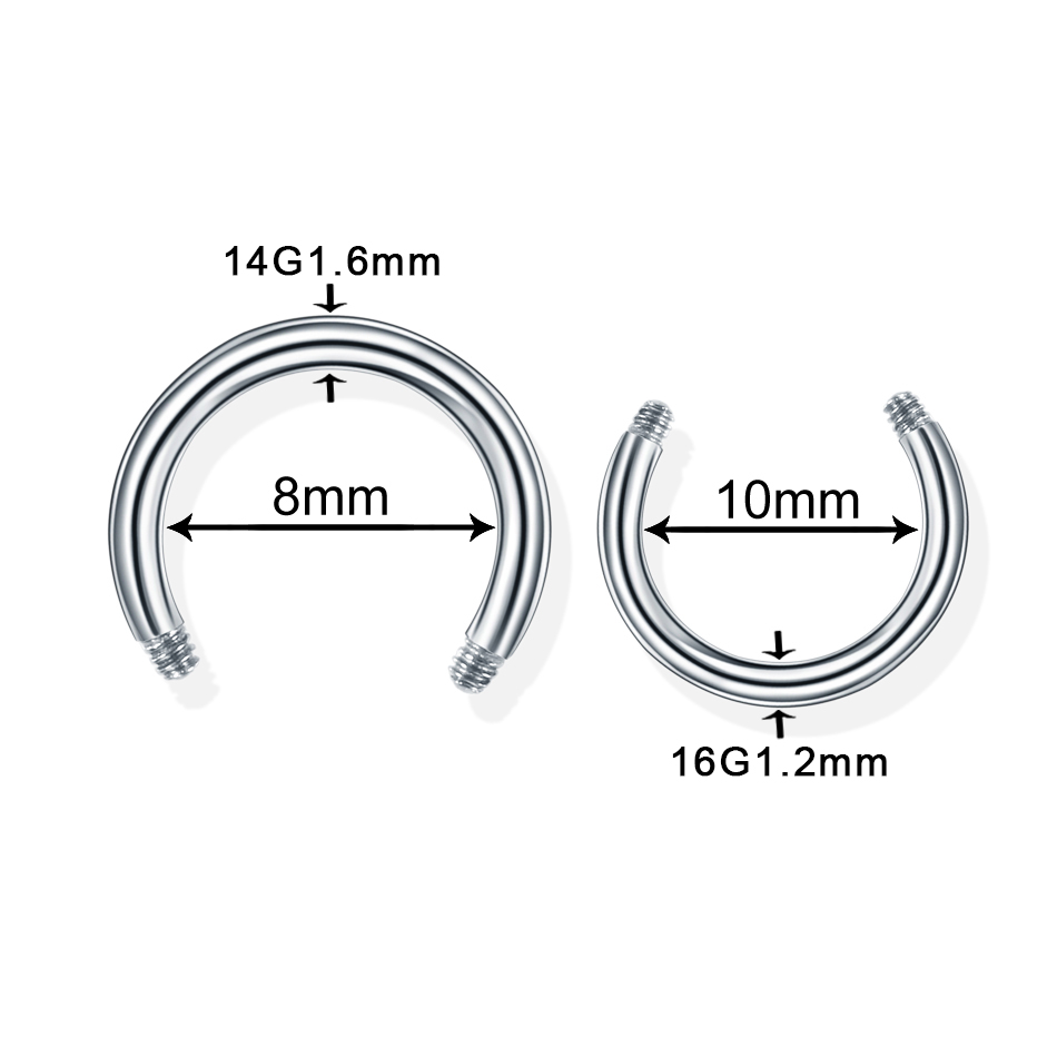 100 개/몫 스틸 귀걸이 바벨 젖꼭지 Labret 피 - Body Jewelry Replacement Ball 리뷰 및 가격